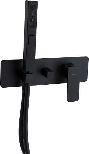 Allen Brau Смеситель для душа Infinity 5.21011-31 (с внутренней частью, 2 хода) черный матовый – фото-1